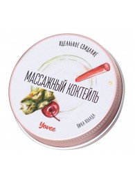 Массажная свеча «Массажный коктейль» с ароматом пина колады - 30 мл. - ToyFa - купить с доставкой в Белгороде