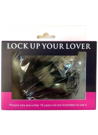 Черные меховые наручники Love с ключиками - Baile - купить с доставкой в Белгороде