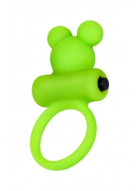 Зеленое виброкольцо на пенис A-Toys - A-toys - в Белгороде купить с доставкой