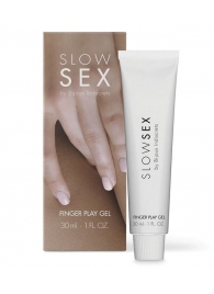 Гель для мастурбации с ароматом кокоса Slow Sex Finger Play Gel - 30 мл. - Bijoux Indiscrets - купить с доставкой в Белгороде