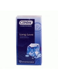 Презервативы с продлевающей смазкой Contex Long Love - 12 шт. - Contex - купить с доставкой в Белгороде