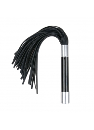 Черная плеть Easytoys Flogger With Metal Grip - 38 см. - Easy toys - купить с доставкой в Белгороде