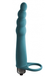 Зеленая вибронасадка для двойного проникновения Bramble - 16,5 см. - Lola Games - купить с доставкой в Белгороде