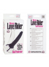 Насадка на пенис Silicone Love Rider Dual Penetrator для двойного проникновения - 14 см. - California Exotic Novelties - в Белгороде купить с доставкой