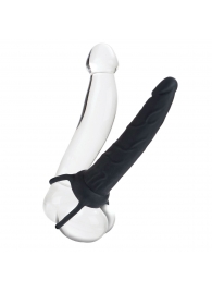 Насадка на пенис Silicone Love Rider Dual Penetrator для двойного проникновения - 14 см. - California Exotic Novelties - в Белгороде купить с доставкой