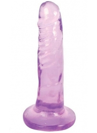 Фиолетовый фаллоимитатор Slim Stick Dildo - 15,2 см. - XR Brands