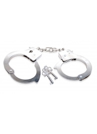 Металлические наручники Beginner s Metal Cuffs - Pipedream - купить с доставкой в Белгороде