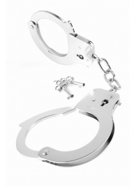 Металлические серебристые наручники Designer Metal Handcuffs - Pipedream - купить с доставкой в Белгороде