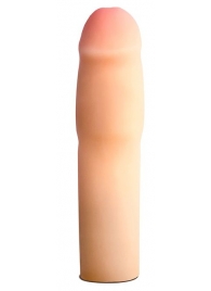 Телесная насадка-удлинитель на пенис PERFORMANCE 1.5INCH COCK XTENDER - 16 см. - Blush Novelties - в Белгороде купить с доставкой
