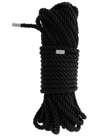 Черная веревка для бондажа BONDAGE ROPE - 10 м. - Dream Toys - купить с доставкой в Белгороде