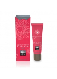 Возбуждающий интимный гель для двоих STIMULATION GEL Pomegranate   Nutmeg - 30 мл. - Shiatsu - купить с доставкой в Белгороде