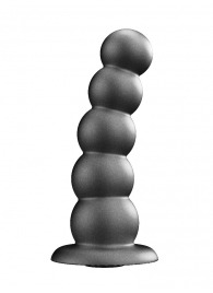 Черная насадка-плаг на харнесс PLATINUM 9 - 24 см. - LOVETOY (А-Полимер) - купить с доставкой в Белгороде