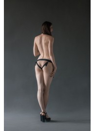 Черные трусики Better с анальной насадкой - 8 см. - Lola Games - купить с доставкой в Белгороде