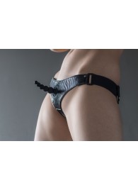 Черные трусики Better с анальной насадкой - 8 см. - Lola Games - купить с доставкой в Белгороде