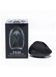 Черный инновационный мужской вибратор PULSE SOLO ESSENTIAL - Hot Octopuss - в Белгороде купить с доставкой