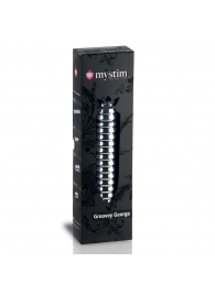 Рельефный фаллос для интенсивного электросекса Groovey George - 20 см. - MyStim - купить с доставкой в Белгороде