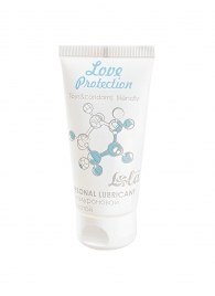 Увлажняющий лубрикант на водной основе Love Protection - 50 мл. - Lola Games - купить с доставкой в Белгороде