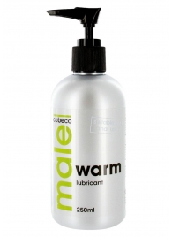 Лубрикант с согревающим эффектом MALE Cobeco Warm Lubricant - 250 мл. - Cobeco - купить с доставкой в Белгороде
