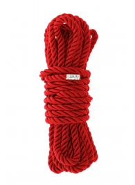 Красная веревка для шибари DELUXE BONDAGE ROPE - 5 м. - Dream Toys - купить с доставкой в Белгороде