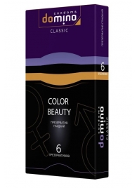 Разноцветные презервативы DOMINO Colour Beauty - 6 шт. - Domino - купить с доставкой в Белгороде