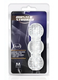 Прозрачный фигурный мастурбатор Master Stroker - Blush Novelties - в Белгороде купить с доставкой