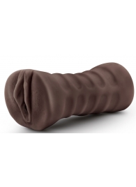 Коричневый мастурбатор-вагина Hot Chocolate Brianna - Blush Novelties - в Белгороде купить с доставкой