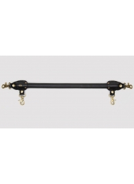 Черная распорка для ног Bound to You Faux Leather Spreader Bar - 50,8 см. - Fifty Shades of Grey - купить с доставкой в Белгороде