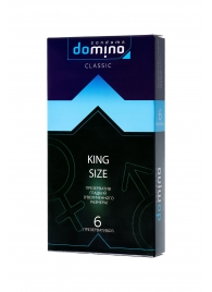 Презервативы увеличенного размера DOMINO Classic King size - 6 шт. - Domino - купить с доставкой в Белгороде