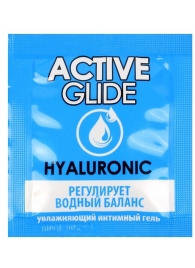 Лубрикант на водной основе Active Glide с гиалуроновой кислотой - 3 гр. - Биоритм - купить с доставкой в Белгороде