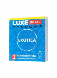 Текстурированные презервативы LUXE Royal Exotica - 3 шт. - Luxe - купить с доставкой в Белгороде