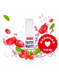 Гель-смазка Tutti-frutti со вкусом барбариса - 30 гр. - Биоритм - купить с доставкой в Белгороде