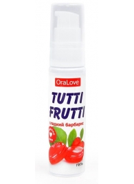 Гель-смазка Tutti-frutti со вкусом барбариса - 30 гр. - Биоритм - купить с доставкой в Белгороде