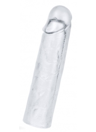 Прозрачная насадка-удлинитель Flawless Clear Penis Sleeve Add 1 - 15,5 см. - Lovetoy - в Белгороде купить с доставкой