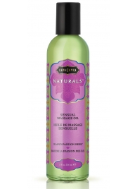 Массажное масло Naturals Island Passion Berry с ароматом тропических фруктов - 236 мл. - Kama Sutra - купить с доставкой в Белгороде