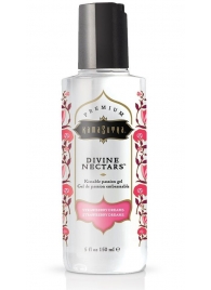 Гель-лубрикант на водной основе Divine Nectars Strawberry Dream с ароматом клубники - 150 мл. - Kama Sutra - купить с доставкой в Белгороде