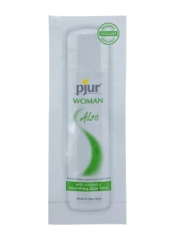 Лубрикант на водной основе pjur WOMAN Aloe - 2 мл. - Pjur - купить с доставкой в Белгороде