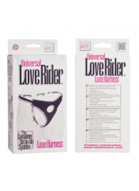 Трусы для страпона с универсальным креплением Universal Love Rider Luxe Harness - California Exotic Novelties - купить с доставкой в Белгороде