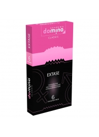 Презервативы с точками и рёбрышками DOMINO Classic Extase - 6 шт. - Domino - купить с доставкой в Белгороде