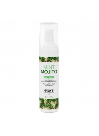 Разогревающее массажное масло с ароматом мохито Gourmet Mint Mojito - 50 мл. - Exsens - купить с доставкой в Белгороде