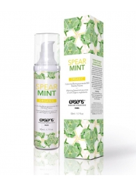 Разогревающее массажное масло Gourmet Spearmint Organic с органическими ингредиентами - 50 мл. - Exsens - купить с доставкой в Белгороде