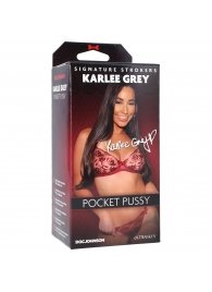 Мастурбатор-вагина Karlee Grey ULTRASKYN Pocket Pussy - Doc Johnson - в Белгороде купить с доставкой