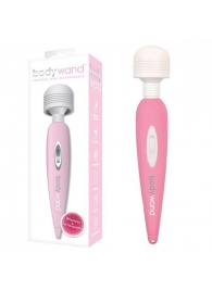 Розово-белый перезаряжаемый жезловый вибратор Personal Mini Rechargeable - Bodywand