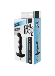 Черная вибропробка для простаты FantASStic Vibrating Prostate Plug - 14,5 см. - Dream Toys - в Белгороде купить с доставкой