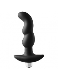 Черная вибропробка для простаты FantASStic Vibrating Prostate Plug - 14,5 см. - Dream Toys - в Белгороде купить с доставкой