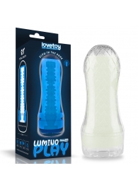 Светящийся в темноте мастурбатор Lumino Play Masturbator Ribbed - Lovetoy - в Белгороде купить с доставкой