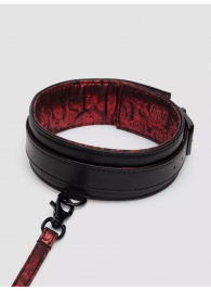 Стильный ошейник с поводком Reversible Faux Leather Collar and Lead - Fifty Shades of Grey - купить с доставкой в Белгороде