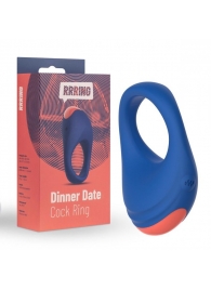 Синее эрекционное кольцо RRRING Dinner Date Cock Ring - FeelzToys - в Белгороде купить с доставкой