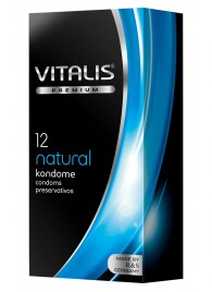 Классические презервативы VITALIS PREMIUM natural - 12 шт. - Vitalis - купить с доставкой в Белгороде