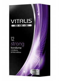 Презервативы с утолщённой стенкой VITALIS PREMIUM strong - 12 шт. - Vitalis - купить с доставкой в Белгороде
