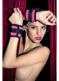 Наручники из неопрена розового цвета - ToyFa - купить с доставкой в Белгороде